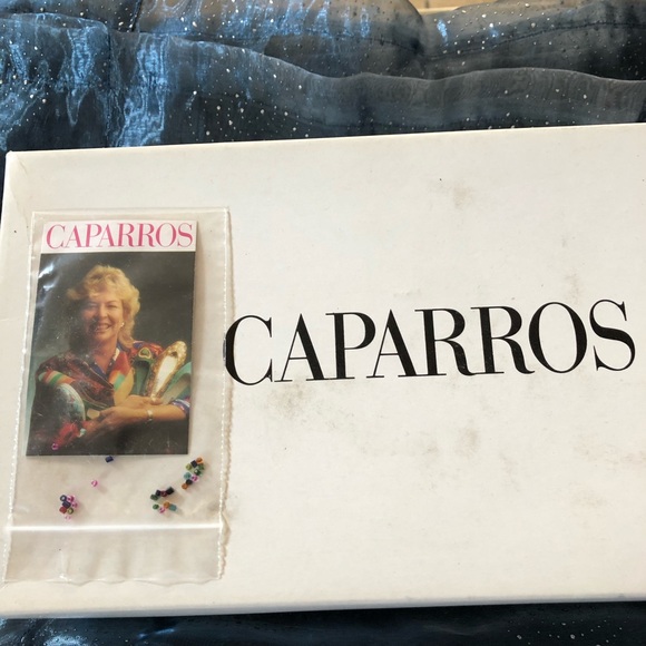 Beautiful CAPARROS Multicolor Beaded Heels 👠 6.5 - Picture 8 of 8